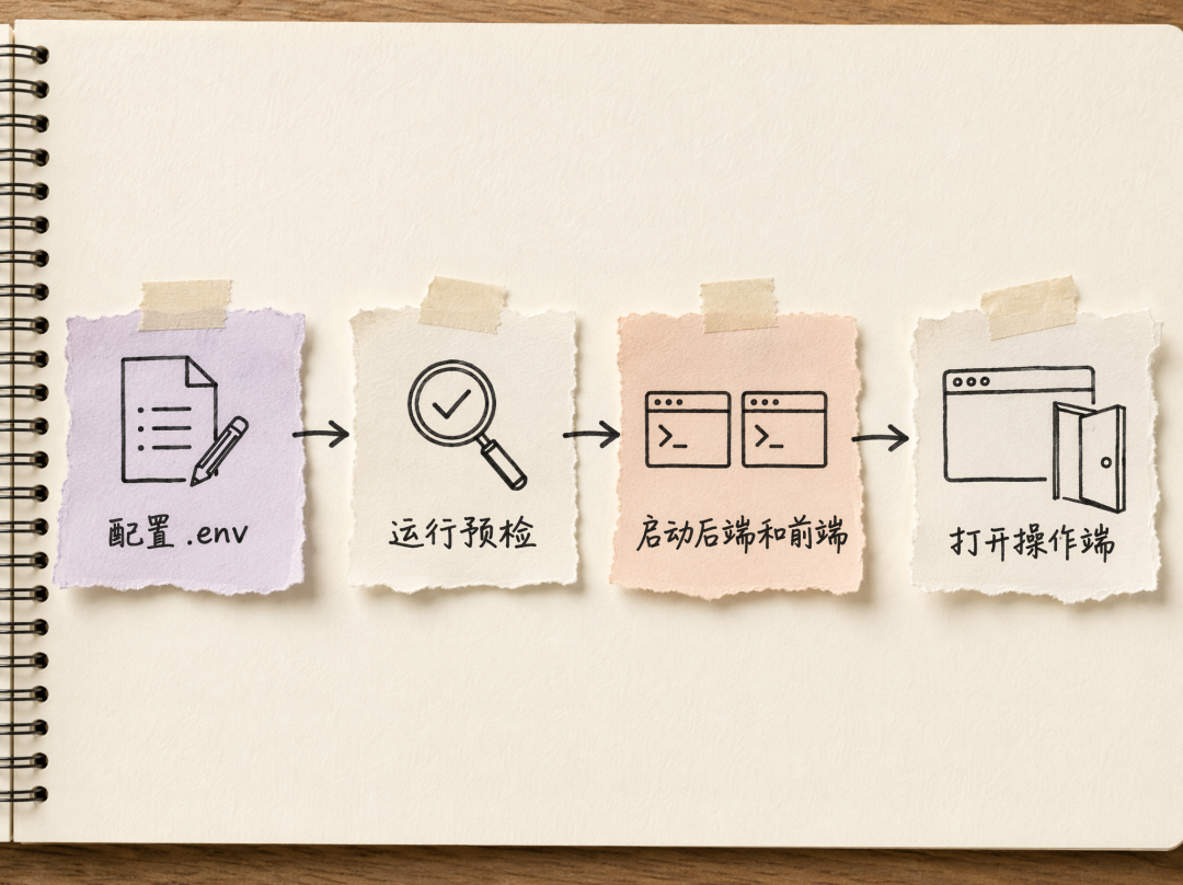 本地启动后操作端界面