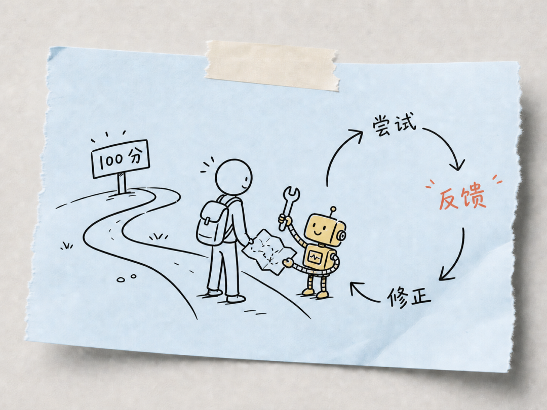 满分失去反馈而持续修正更重要